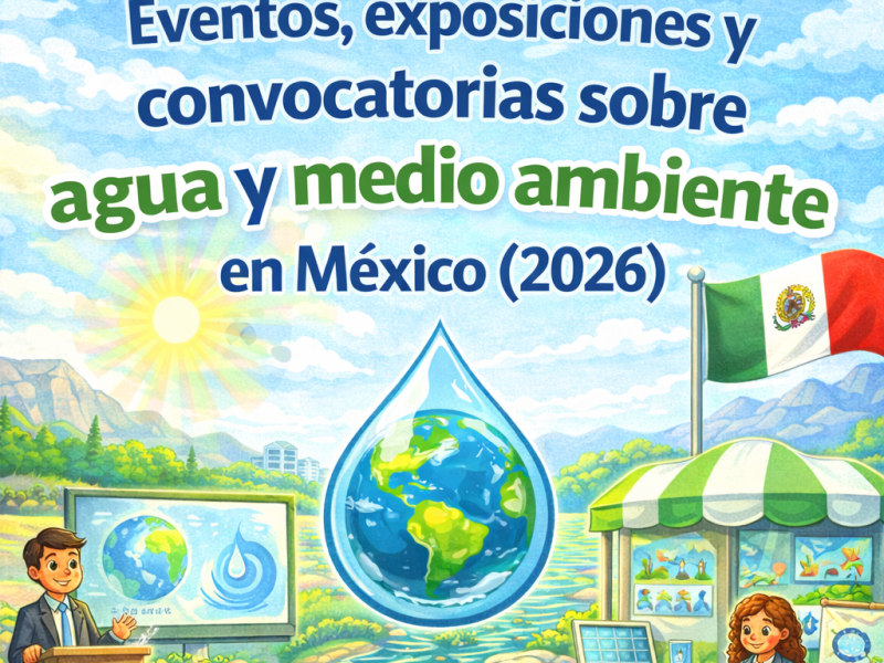 📅🌊 Eventos, exposiciones y convocatorias sobre agua y medio ambiente en&nbsp;México(2026)