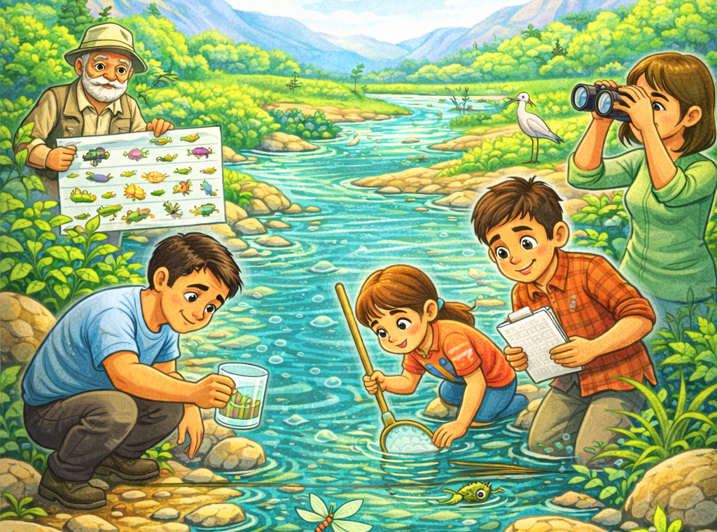 ¿Cómo saber si un río está sano sin usar&nbsp;laboratorios?