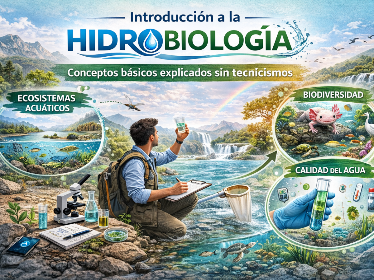 Introducción a la hidrobiología: conceptos básicos explicados sin&nbsp;tecnicismos