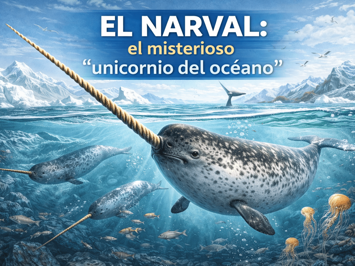 El narval: el misterioso “unicornio del&nbsp;océano”