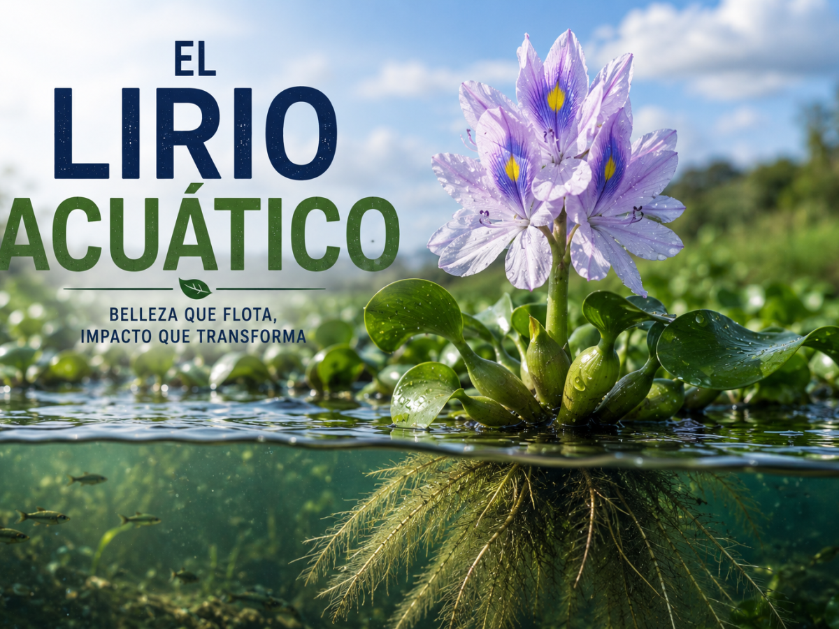 El lirio acuático: la planta que puede transformar un ecosistema&nbsp;entero