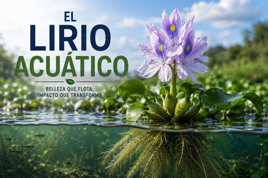 El lirio acuático: la planta que puede transformar un ecosistema&nbsp;entero